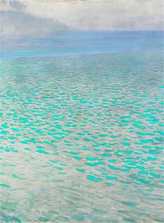 Cuadro Attersee de Gustav Klimt