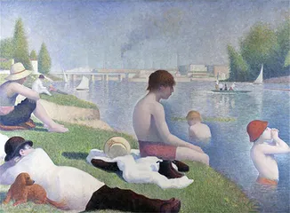 Bañistas en Asnières
