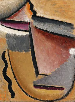 Cabeza Abstracta Retrato de Mela Eschrich