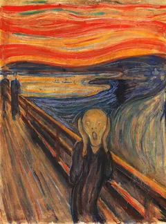Cuadro El Grito de Munch versión 3 de Edvard Munch