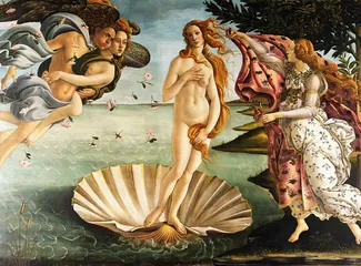 Cuadro El Nacimiento de Venus de Botticelli, Sandro
