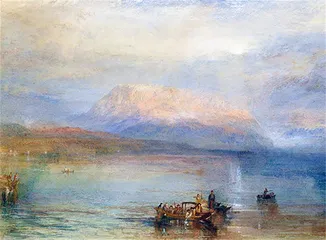 Cuadro El Rigi Rojo de Joseph Mallord William Turner