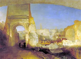 Cuadro Forum Romanum, para el Museo del Sr. Soane  de Joseph Mallord William Turner