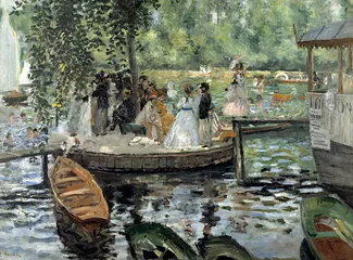 Cuadro La Grenouillère de Oscar-Claude Monet