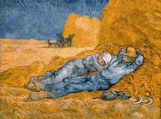 Cuadro La Siesta de Vincent Willem Van Gogh