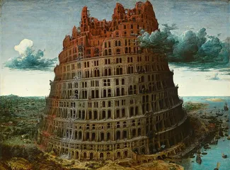 Cuadro La Torre de Babel de Pieter  Brueghel  el Viejo