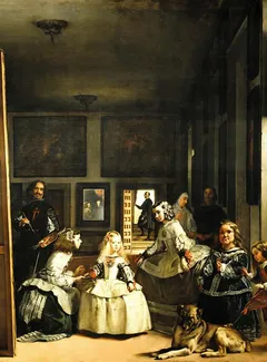 Cuadro Las Meninas. La Familia de Felipe IV de Diego Rodríguez de Silva y Velázquez