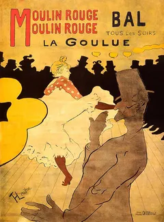 Cuadro Lautrec-Moulin Rouge-La Goulue de Toulouse-Lautrec