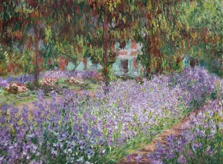Cuadro Lirios en Jardín de Monet  de Oscar-Claude Monet