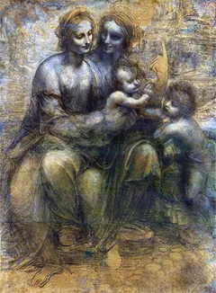  Madonna y Niño con Santa Ana y el Joven San Juan