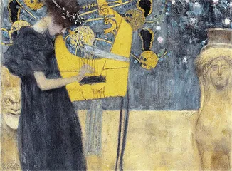 Cuadro Música I de Gustav Klimt