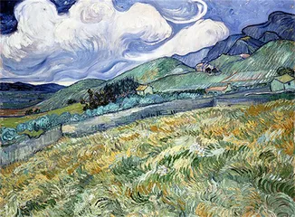 Paisaje de Saint-Rémy