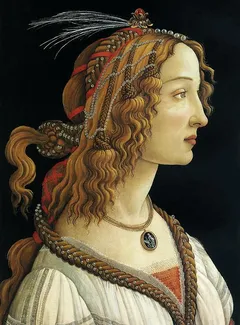 Cuadro Retrato de una Mujer Joven de Botticelli, Sandro