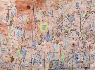 Cuadro Spärlich Belaubt o Escaso de Hoja  de Paul Klee