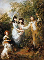 Cuadro de Thomas Gainsborough - Los niños Marsham