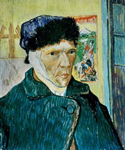 Cuadro de Vincent Willem van Gogh  - Autorretrato con un Oído Vendado