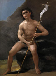 Cuadro de Francisco de Goya y Lucientes - San Juan Bautista niño en el desierto 