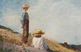 Cuadro de Homer winslow - El chico azul