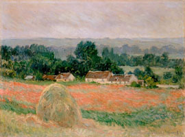 Cuadro de Oscar-Claude Monet - Haystack en Giverny