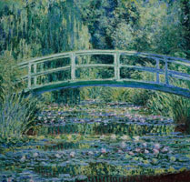 Cuadro de Oscar-Claude Monet - Puente Japones Nenúfares