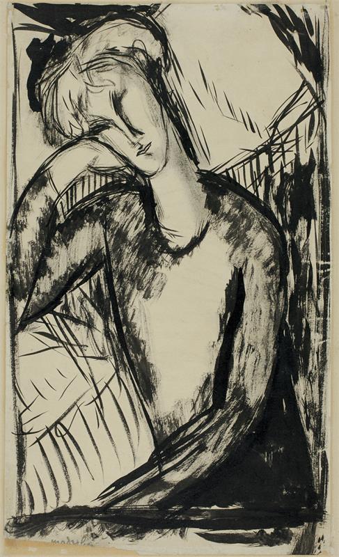 Cuadro de Amedeo Modigliani - Portrait of a Young Woman