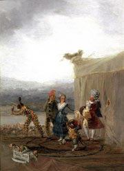 Cuadro de Francisco de Goya y Lucientes - Los cómicos ambulantes 