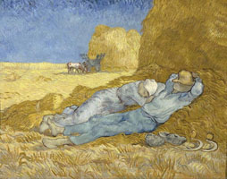 Cuadro de Vincent Willem van Gogh  - La Siesta