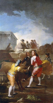Cuadro de Francisco de Goya y Lucientes - La novillada 