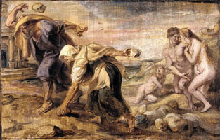 Cuadro de Peter Paul Rubens - Deucalión y Pirra
