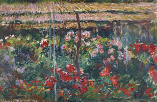 Cuadro de Oscar-Claude Monet - Peony Garden