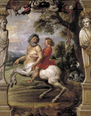 Cuadro de Peter Paul Rubens - La educación de Aquiles