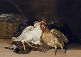 Cuadro de Francisco de Goya y Lucientes - Aves muertas 