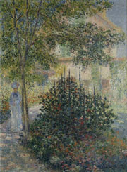 Cuadro de Oscar-Claude Monet - Camille Monet en el jardín de Argenteuil
