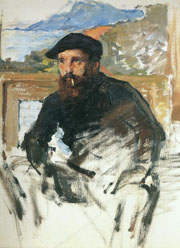 Cuadro de Oscar-Claude Monet - Autorretrato en el taller
