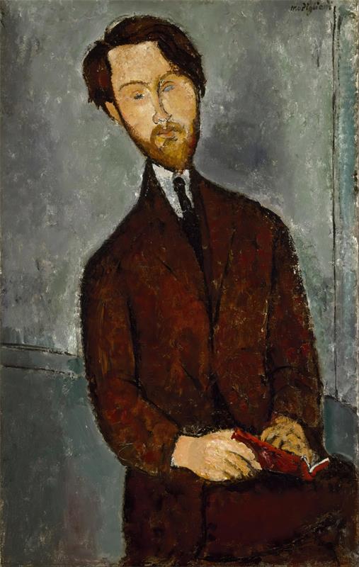 Cuadro de Amedeo Modigliani - Léopold Zborowski (1911