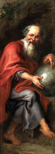 Cuadro de Peter Paul Rubens - Demócrito, el filósofo que ríe