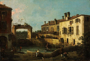 Cuadro de Giovanni Antonio Canal - Bloqueo cerca de Dolo