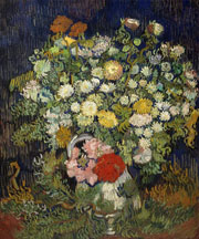 Cuadro de Vincent Willem van Gogh  - Ramo de flores en un florero
