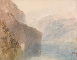 Cuadro de Joseph Mallord William Turner - Capilla de Tell, Lago de Lucerna