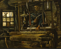 Cuadro de Vincent Willem van Gogh  - Casa de un Weaver