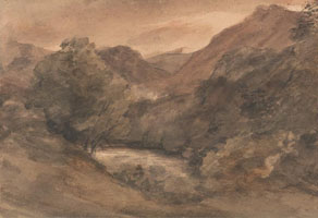 Cuadro de John Constable - Borrowdale - Noche después de un buen día, 1 de octubre de 1806