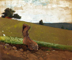 Cuadro de Homer winslow - La colina verde