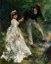 Cuadro de Pierre Auguste Renoir - El paseo