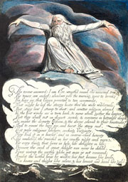 Cuadro de William Blake  - El terror contestado