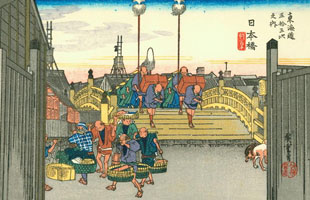 Cuadro de Utagawa Hiroshige - Nihonbashi