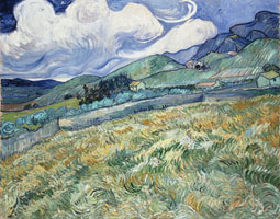 Cuadro de Vincent Willem van Gogh  - Paisaje de Saint-Rémy