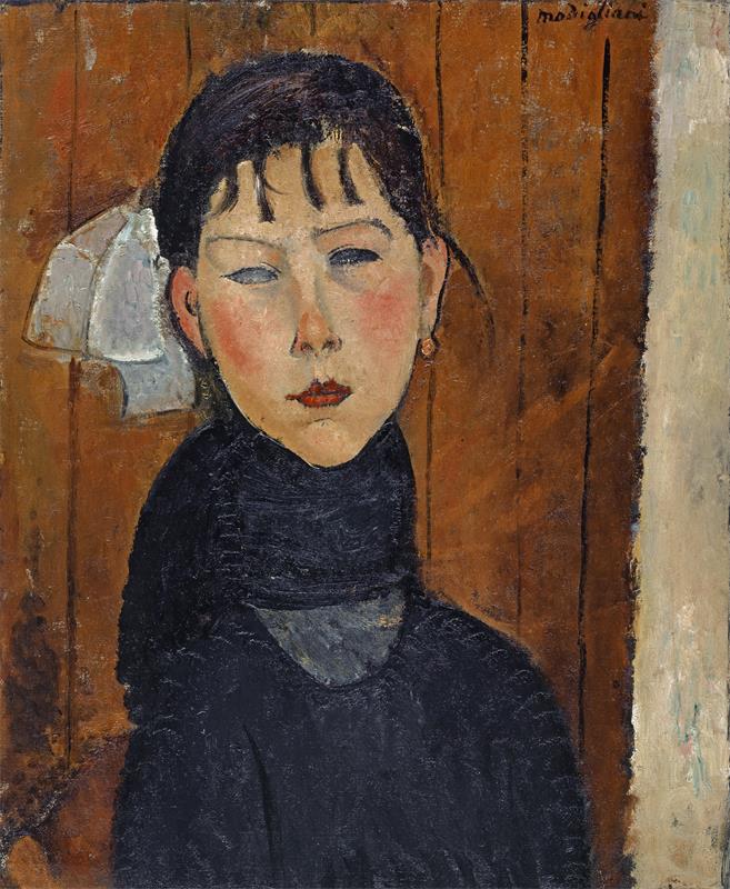 Cuadro de Amedeo Modigliani - Marie (Marie, Daughter of the People) (1918)