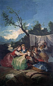 Cuadro de Francisco de Goya y Lucientes - Las lavanderas 