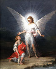 Cuadro de Francisco de Goya y Lucientes - Tobías y el ángel 