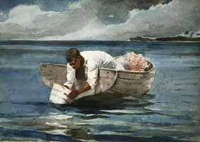 Cuadro de Homer winslow - El ventilador de agua